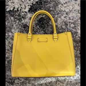 Kate Spade yellow tote